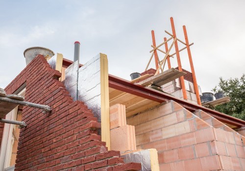 How wide is an air space in a typical masonry cavity wall?